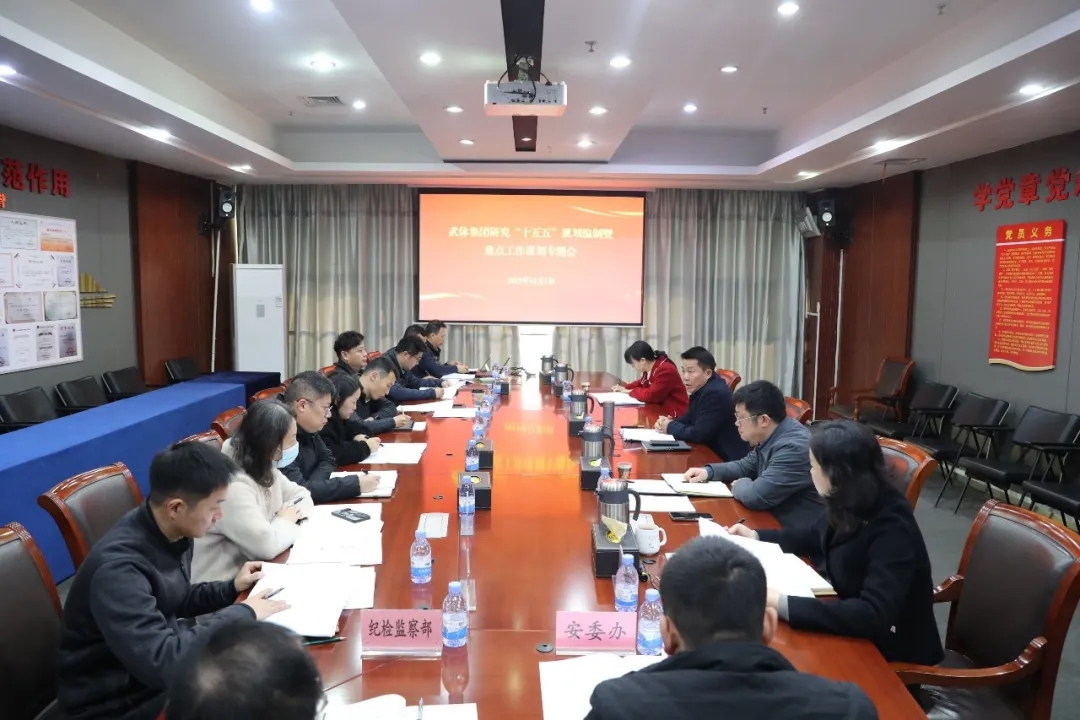 武體集團召開研究“十五五”規(guī)劃編制暨重點工作謀劃專題會