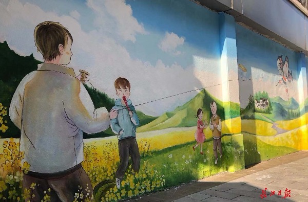 又多一處自拍網(wǎng)紅景點(diǎn)，中山大道80多幅大型彩色墻繪本月面世(圖1)