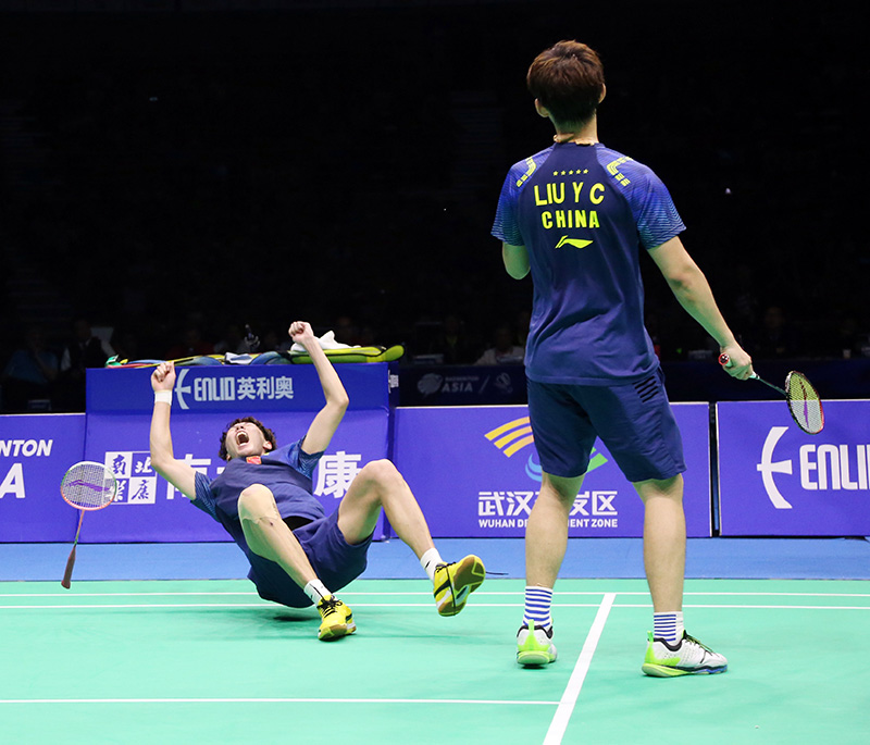 亞錦賽在武漢體育中心落幕 國羽收獲兩個雙打冠軍(圖1) 亞錦賽在武漢體育中心落幕 國羽收獲兩個雙打冠軍(圖1)