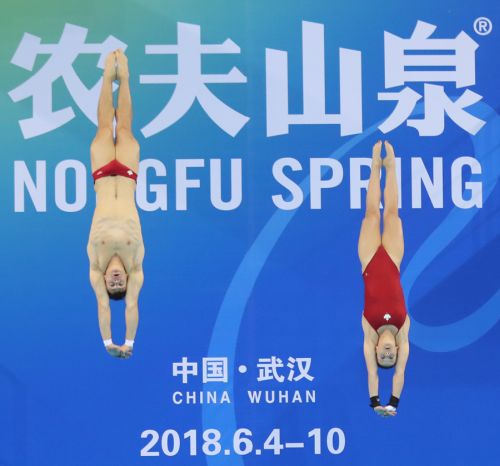 跳水世界杯在武漢體育中心開(kāi)幕</br>中國(guó)“夢(mèng)之隊(duì)”包攬首日兩金(圖4) 跳水世界杯在武漢體育中心開(kāi)幕</br>中國(guó)“夢(mèng)之隊(duì)”包攬首日兩金(圖4)