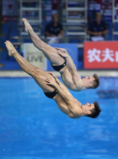 世界杯跳水賽第二日 曹緣/謝思埸險勝英國組合奪冠(圖3) 世界杯跳水賽第二日 曹緣/謝思埸險勝英國組合奪冠(圖3)