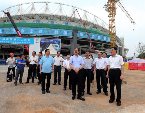 市人大考察軍運會籌備工作(圖4) 市人大考察軍運會籌備工作(圖4)