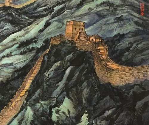 解密軍運(yùn)會主題國畫——《巍巍長城》(圖3) 解密軍運(yùn)會主題國畫——《巍巍長城》(圖3)