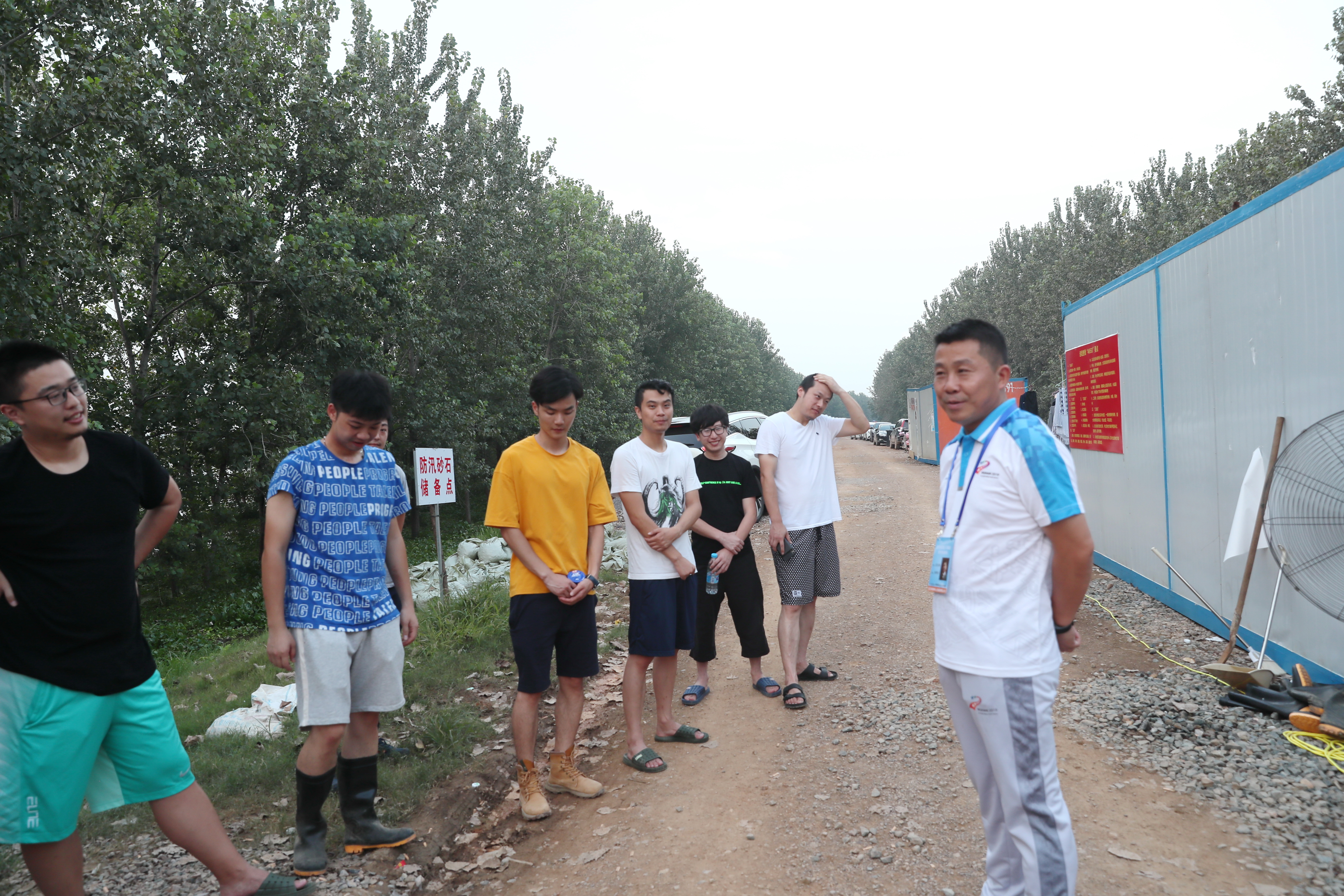 新聞特寫：不忘汛情，夜上堤防(圖7)